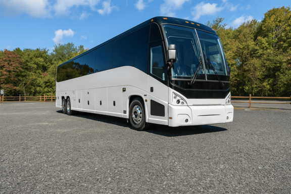 Charter Bus Rental Lorain 56 Passenger Charter Bus